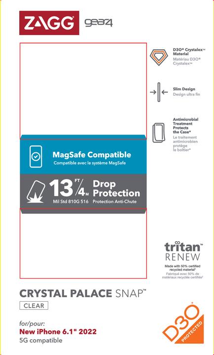 Nährwerte und Zutaten Zagg Invisibleshield Glass Elite Am (Apple iPhone 14)
