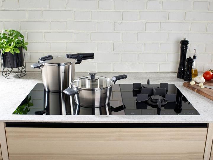 Image du produit Fissler Set autocuiseur (SKT 6,0l o.E. + SKT 3,5l avec couvercle en verre supplémentaire) Vitaquick Premium (Cuiseur à vapeur, Acier inoxydable)