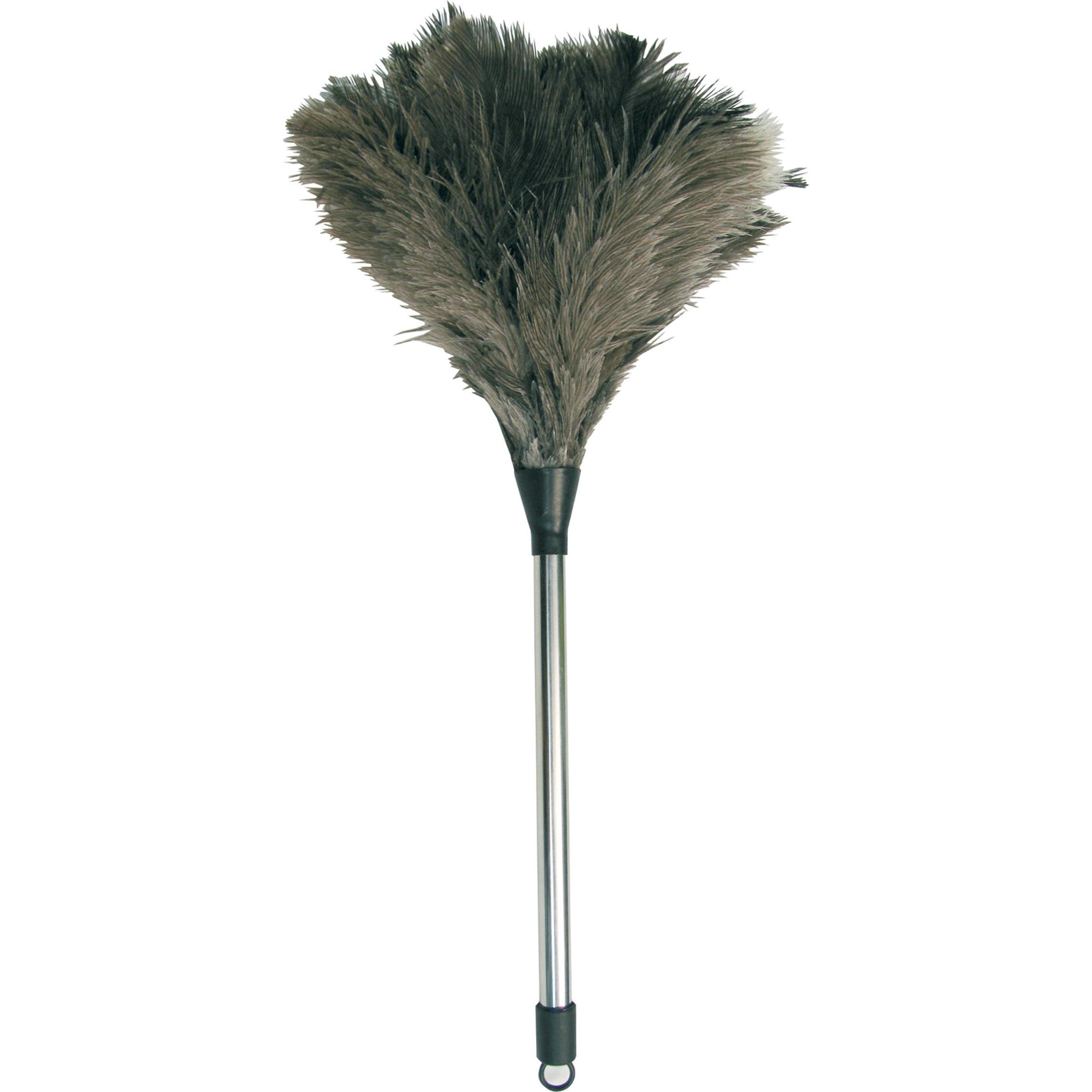 MSV Staubwedel aus Straussenfedern mit Edelstahlgriff 44 cm (1 Stk.) (3700703903321)