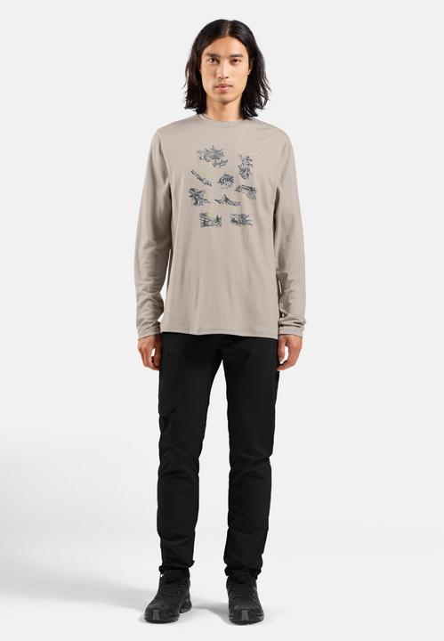 Actual product image Odlo T-shirt crew neck l/s MERINO 200 TOURIST (XL)