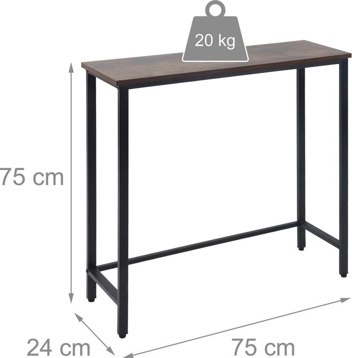 Actual product image Relaxdays Narrower (75 x 24 x 75 cm)