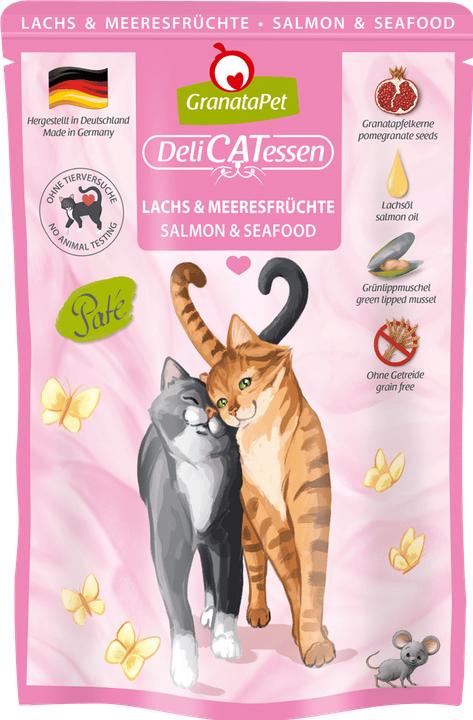 Produktbild Granatapet Delicatessen Pouch Lachs & Meeresfrüchte (Adult, 1 Stk., 85 g)