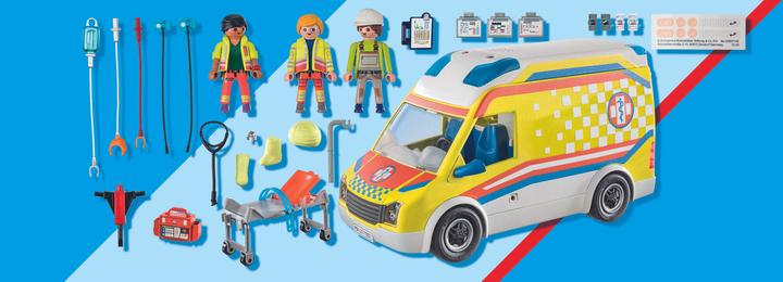 Produktbild Playmobil Rettungswagen mit Licht und Sound (71202, Playmobil City Life)