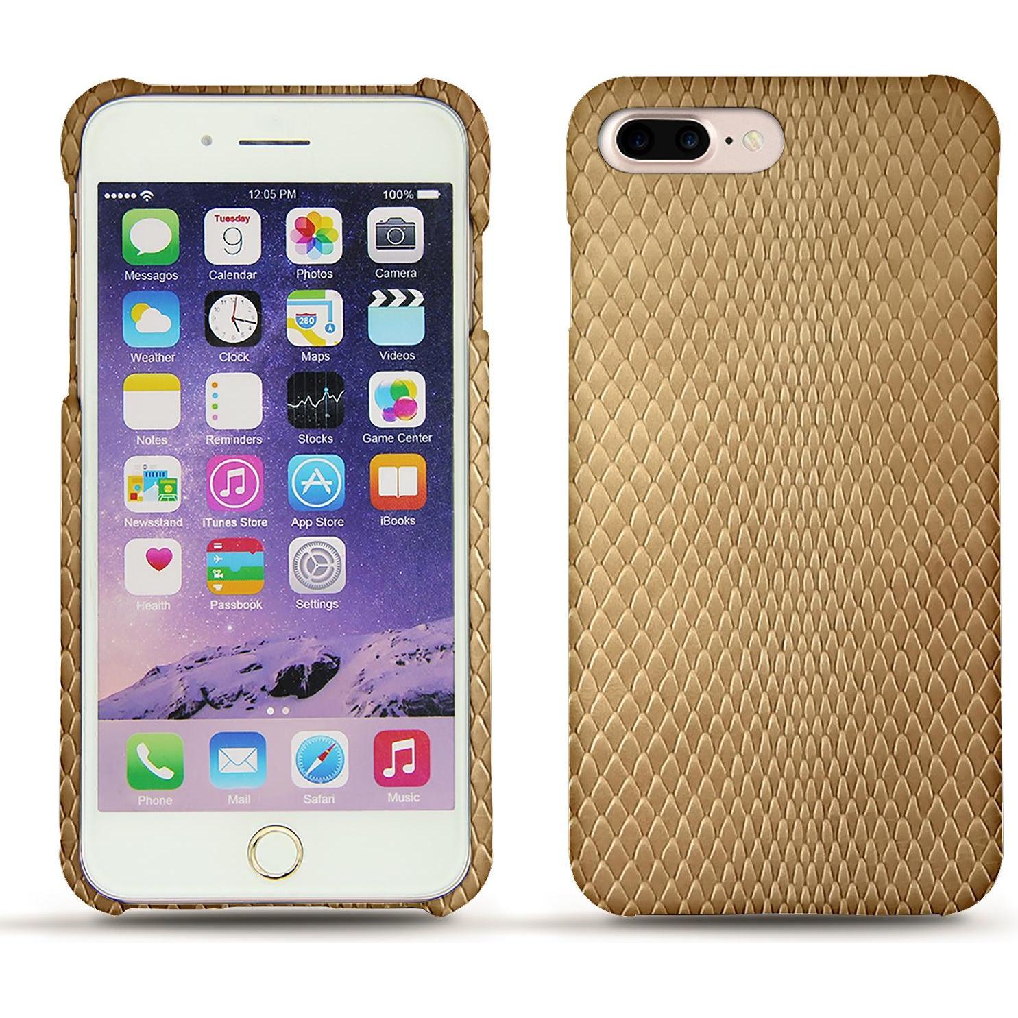Noreve Lederschutzhülle (Apple iPhone 7 Plus), Smartphone Hülle, Beige