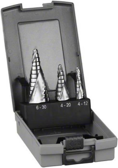 Actual product image Bosch Professional Zubehör HSS step drill set (6 mm, 8 mm, 10 mm)