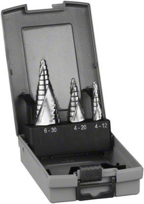 Actual product image Bosch Professional Zubehör HSS step drill set (6 mm, 8 mm, 10 mm)