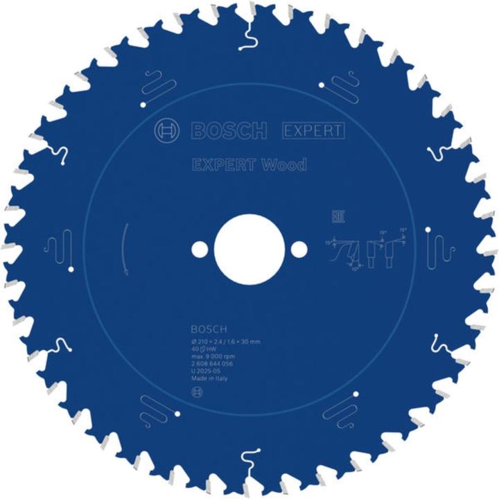 Actual product image Bosch Professional Zubehör Circular saw blade Expert for Wood, 210 x 30 x 2.4 mm, 40