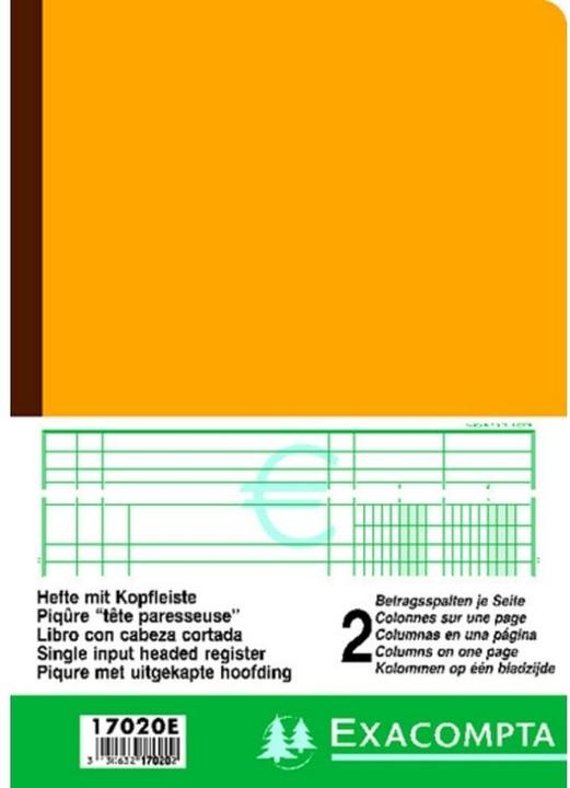 Nährwerte und Zutaten Exacompta Geschäftsbücher (40 x)