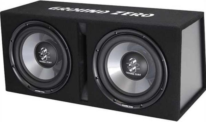 Ground Zero GZIB 2.30BR 2x 30cm Subwoofer im Bassreflex-Gehäuse