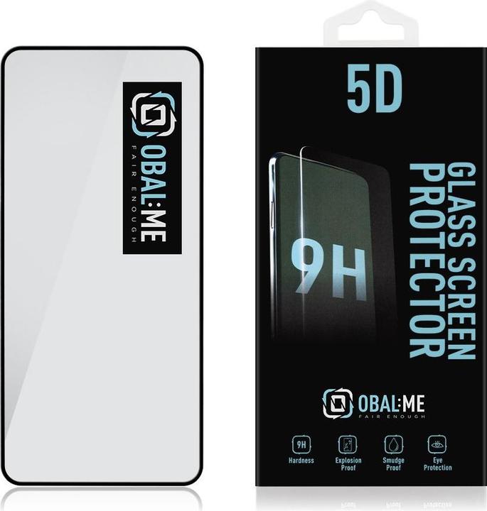 Produktbild - OBAL:ME 5D Glass Screen Protector for Xiaomi 13T Black (1 Stk., Xiaomi 13T)