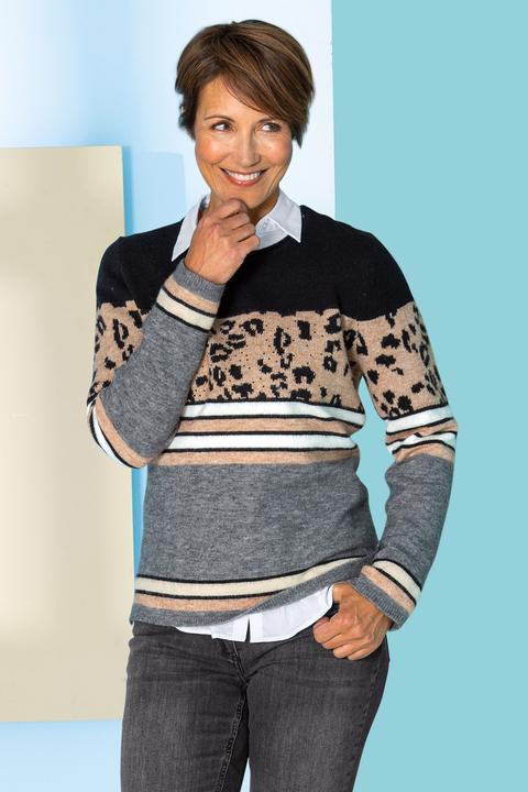 Produktbild Hajo Damen Jacquard-Pullover (46)