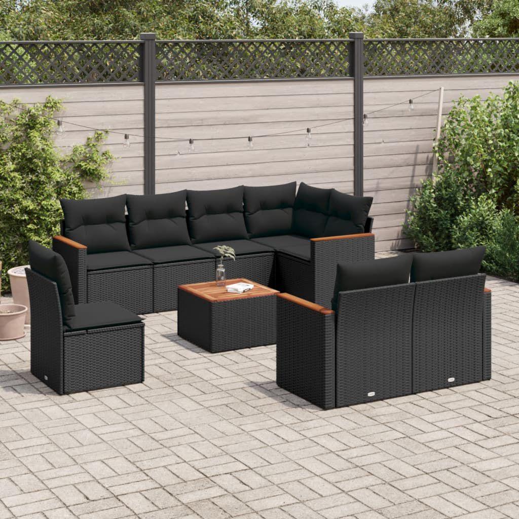 Thumbnail - VidaXL, Gartenlounge, 10-tlg. Garten-Lounge-Set mit Kissen