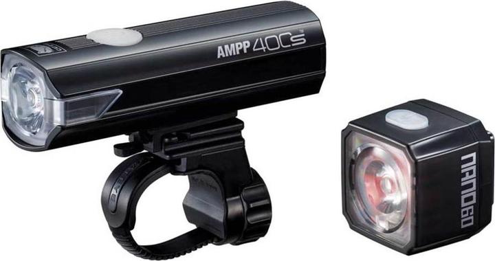 CatEye Set Luce AMPP400S + Nano60 (400 lm, 60 lm)