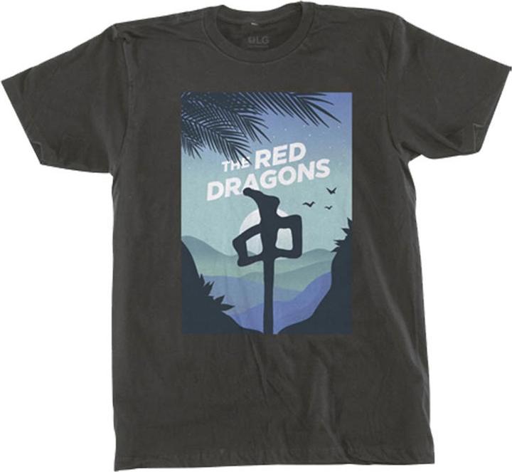 Actual product image Red Dragon Night Views T-Shirt (L)
