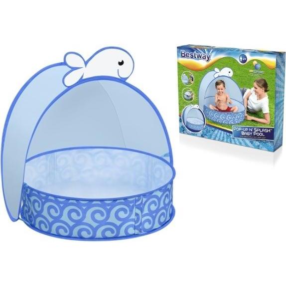 Bestway Planschbecken Pop-Up n' Splash™ mit Sonnenschutzdach 78 x 68 x 60 cm