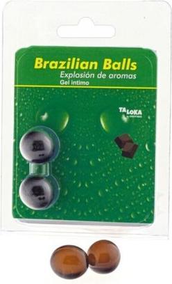 Immagine prodotto Taloka 2 Palline Brasiliane Di Gel Intimo Al Cioccolato