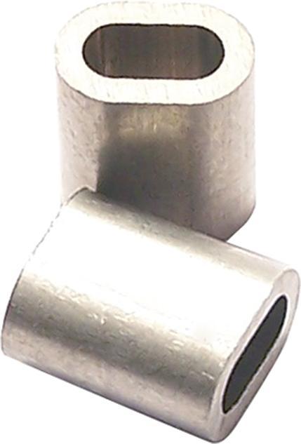 Actual product image Pösamo Aluminium press clamps Z4 for wire rope Ø 4.0 mm