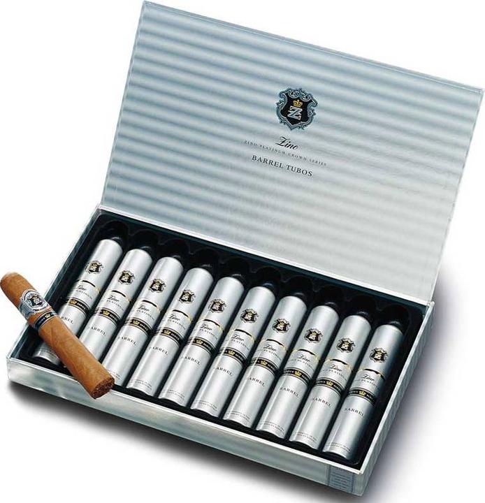 Actual product image Zino Platinum Crown Series Barrel Tubos (Robusto)