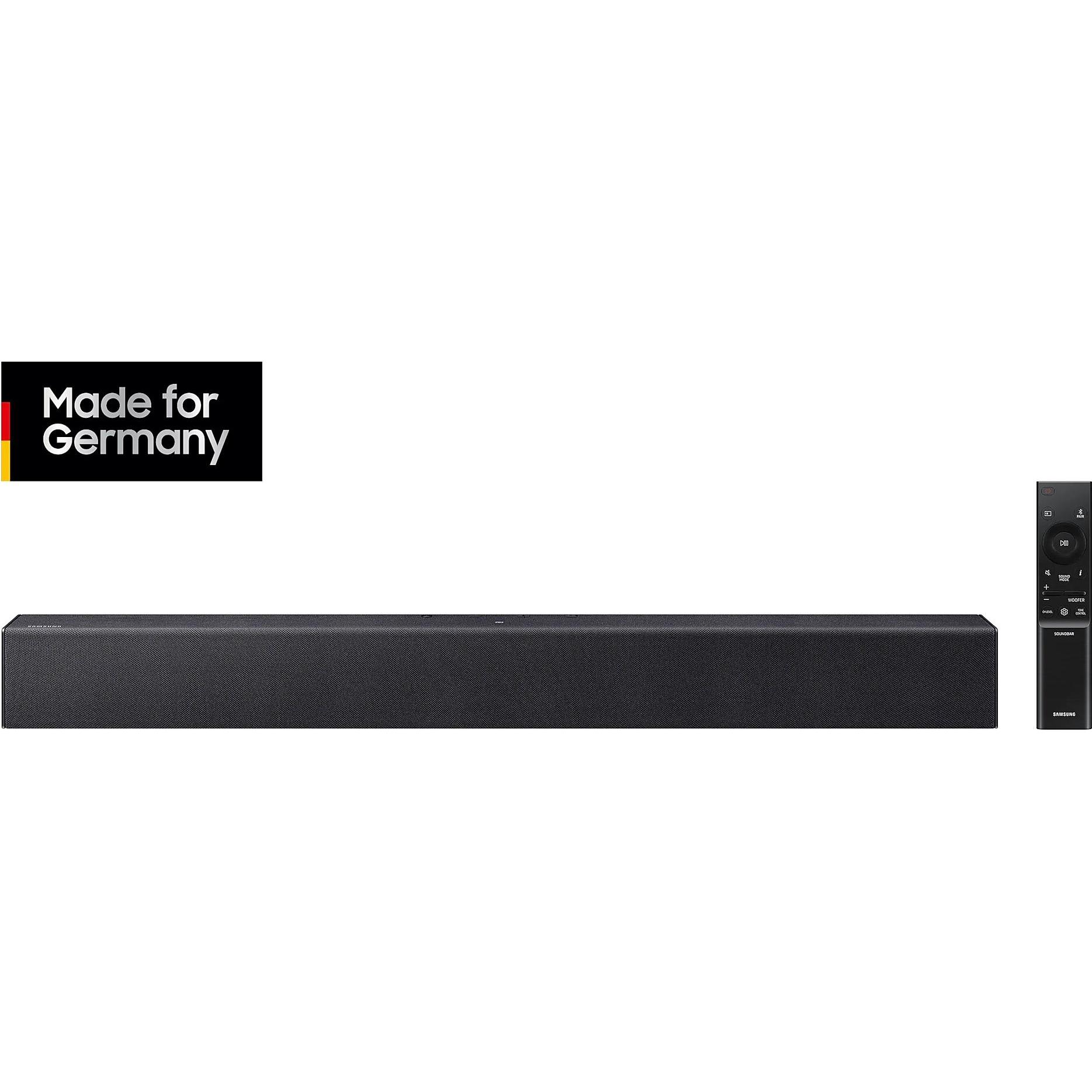 Samsung HW-B410GF (20 W, 2.0 Kanal), Soundbar, Schwarz