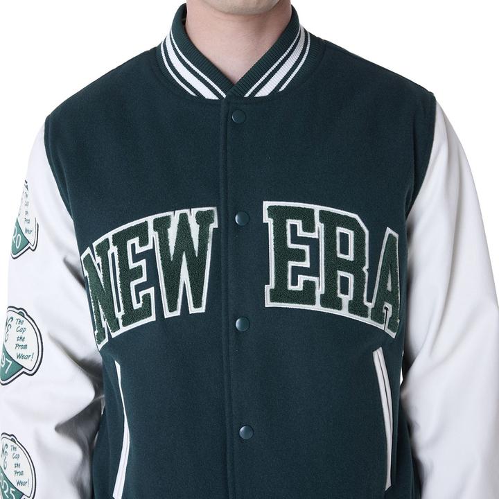 Actual product image New Era Varsity College Jacke - BRAND PATCHES - S (S)