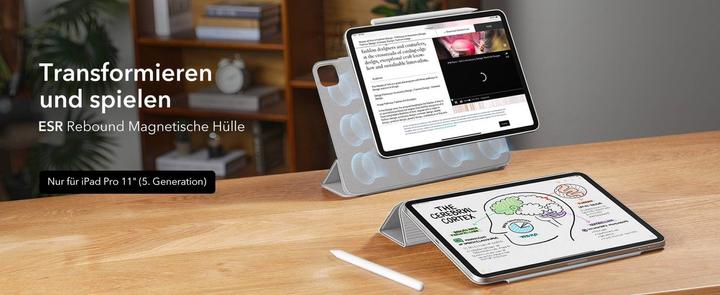 Actual product image ESR Rebound Magnetic Case Tablet (iPad Pro 11 2024 (M4))
