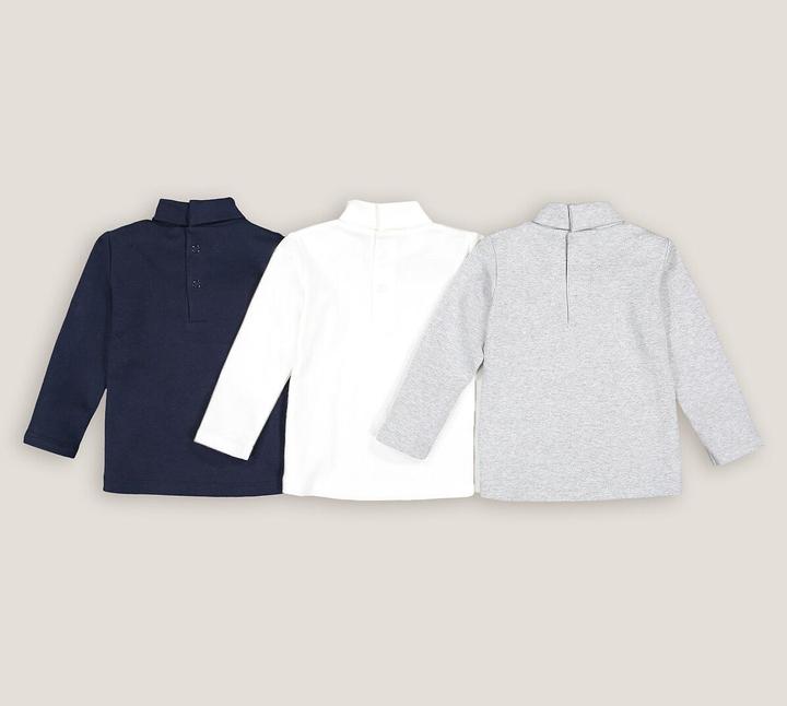 Produktbild La Redoute Collections 3er-Pack Shirts mit Rollkragen (62)