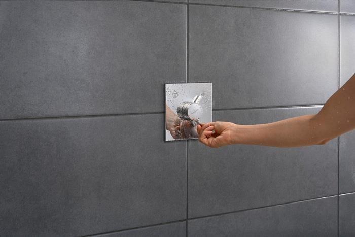 Produktbild hansgrohe HG Thermostat DuoTurn E UP, 2 Verbraucher verchromt