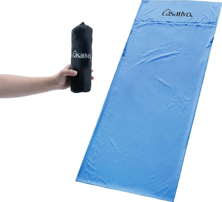 Actual product image Casativo Set of 2 ultralight hut sleeping bags made of breathable microfibre (210 cm)