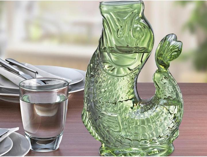 Produktbild Cilio NEMO Wasserkaraffe grün 10x15,5x23cm (1 l)