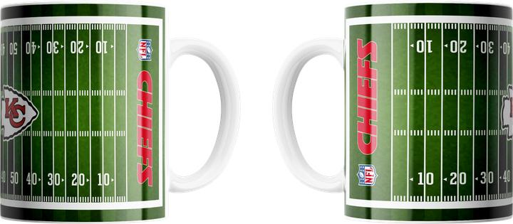 NFL Kansas City Chiefs Jumbo-Tasse „Field“ (450 ml, 1x)