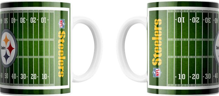 Actual product image NFL Pittsburgh Steelers jumbo mug "Field" (450 ml, 1 x)