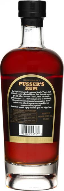 Produktbild Pusser's Rum British Navy Rum (1 x 70 cl)