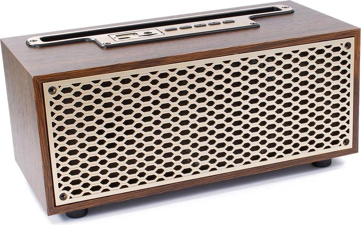 Actual product image Eaxus Bluetooth radio vintage wood (FM, Bluetooth)