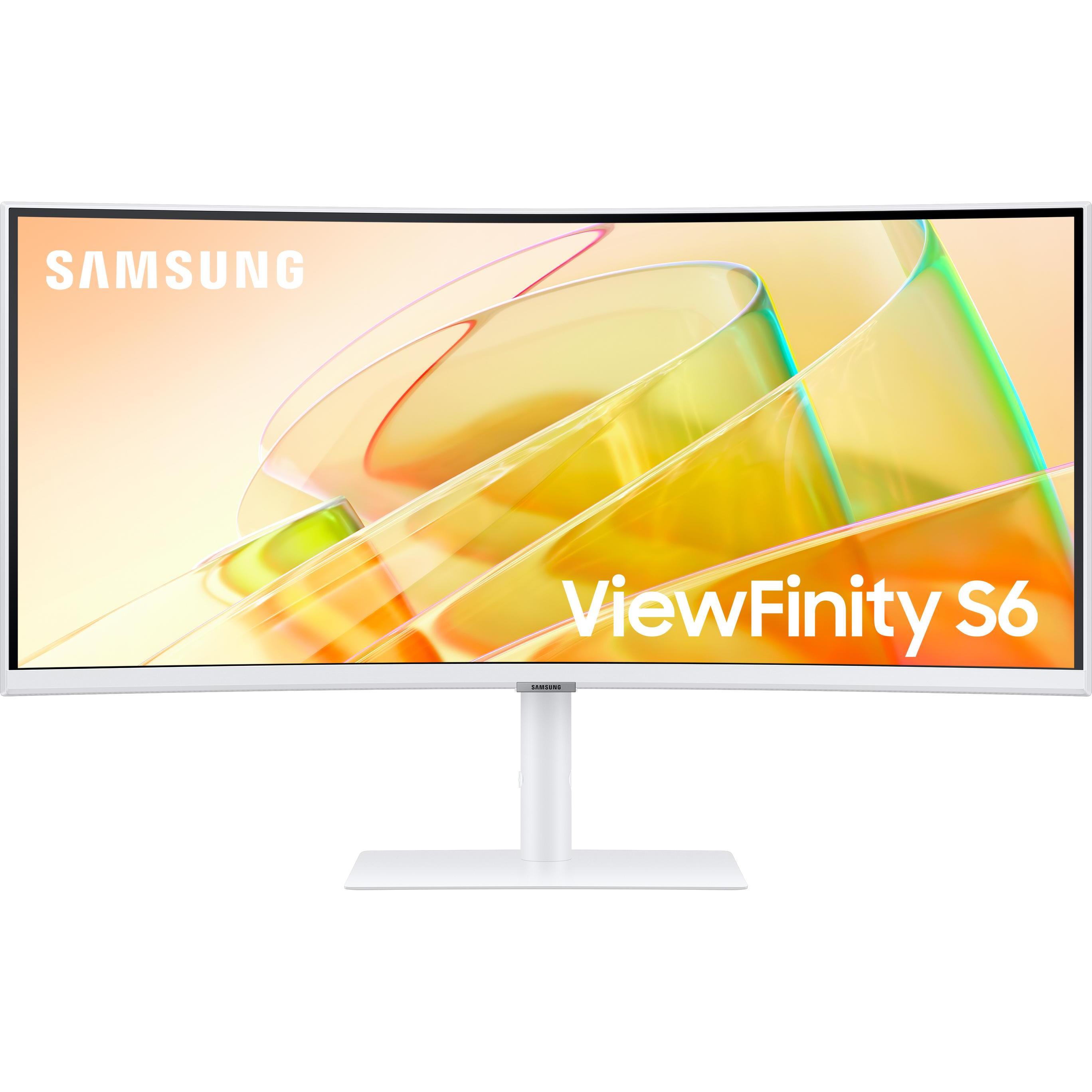Samsung ViewFinity S6 - S65TC (3440 x 1440 Pixel, 34"), Monitor, Weiss