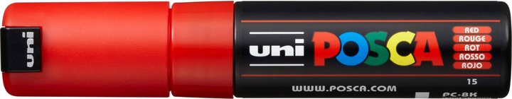 Image du produit Posca Marqueur PC-8K pointe biseautée (Rouge, 8 mm, 1 x)