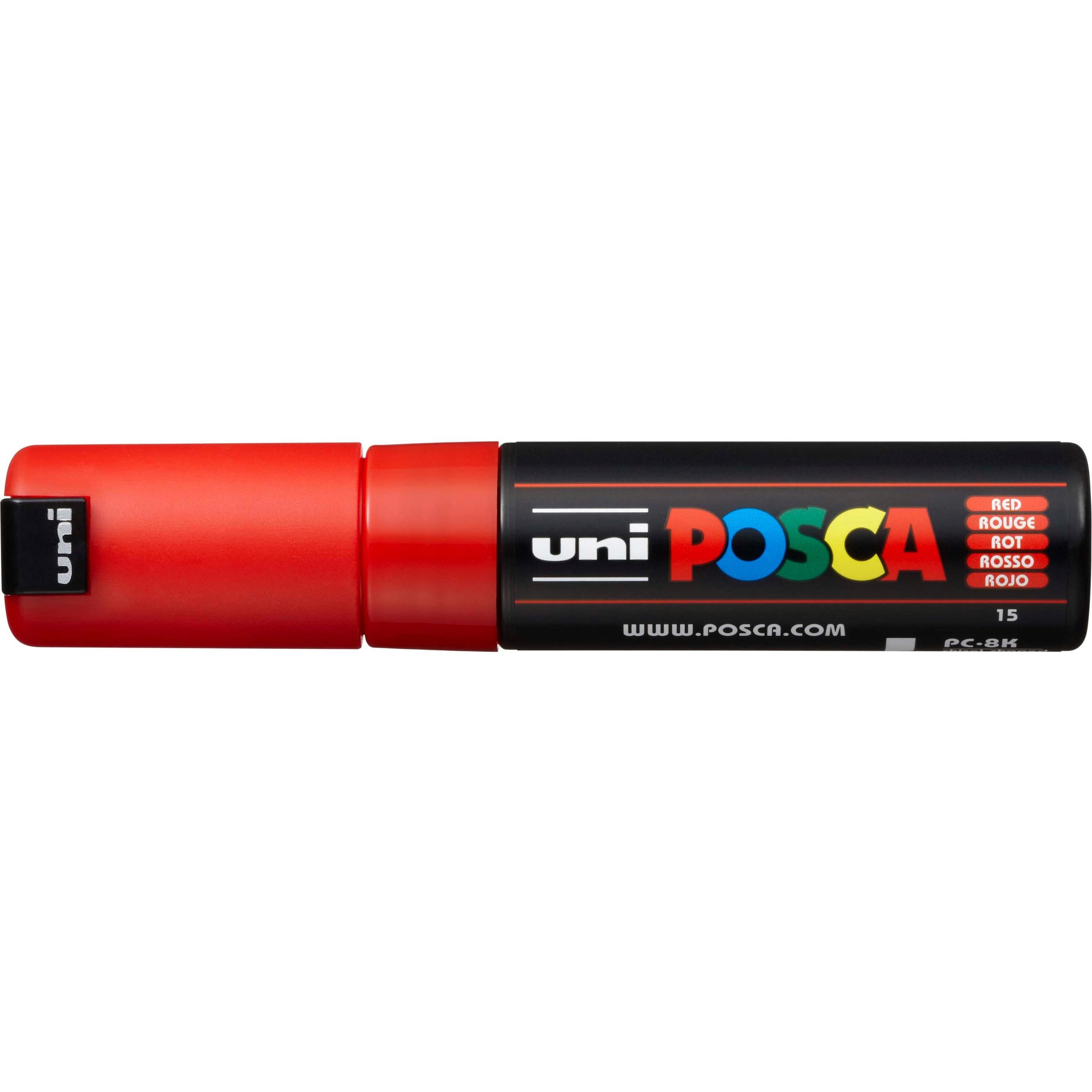 Thumbnail - Posca, Marker, Marker PC-8K Keilspitze (Rot, 8 mm, 1 x)