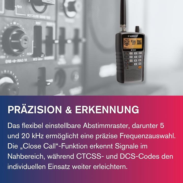 Produktbild Albrecht AE125H Funkscanner (10 km)
