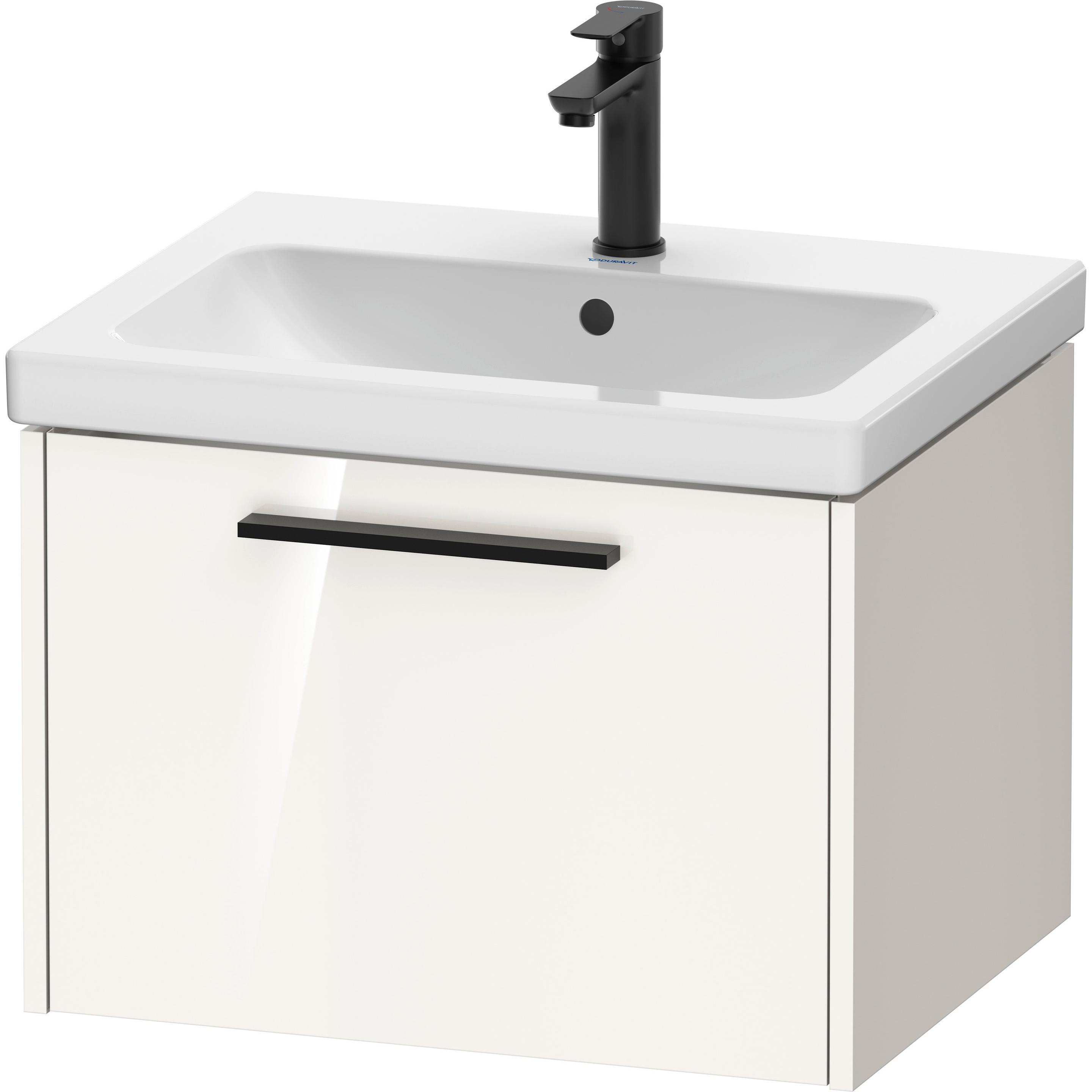 Duravit, Waschbeckenunterschrank, D-Code Waschtischunterbau, 1 Auszug, 584x460mm, mit Griff