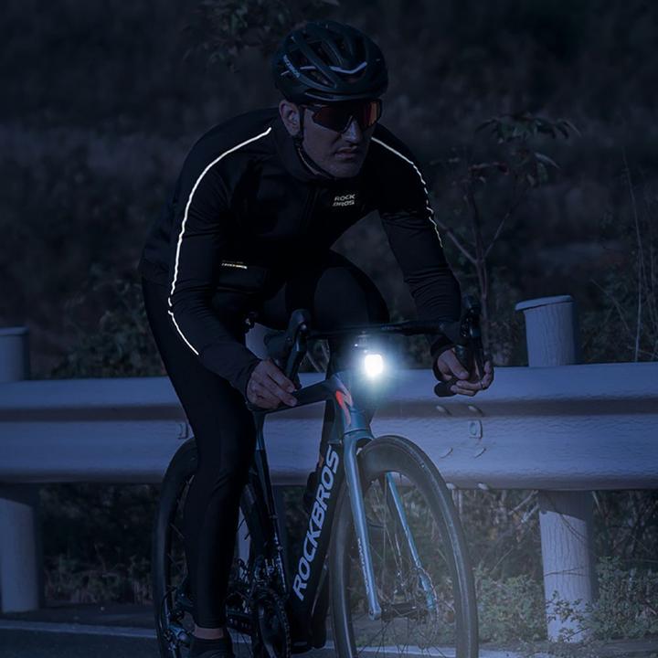 Produktbild Rockbros cycling jersey 15400002003 long sleeve fall/winter L - black (L)