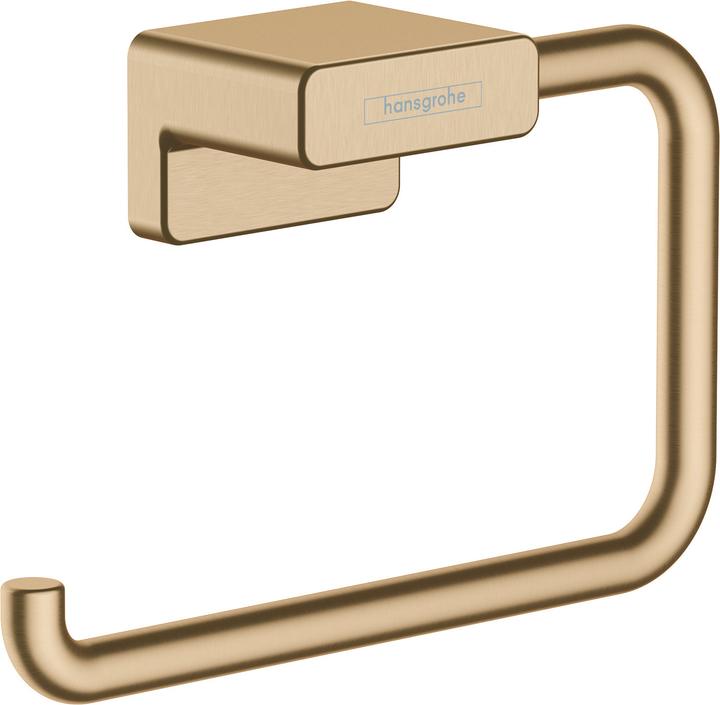 hansgrohe HG porta rotolo di carta AddStoris senza coperchio bronzo spazzolato
