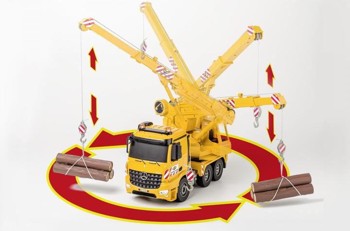 Productafbeelding Carson 1:20 MB Arocs Kraanvrachtwagen 100% RTR (RTR Gereed voor gebruik)