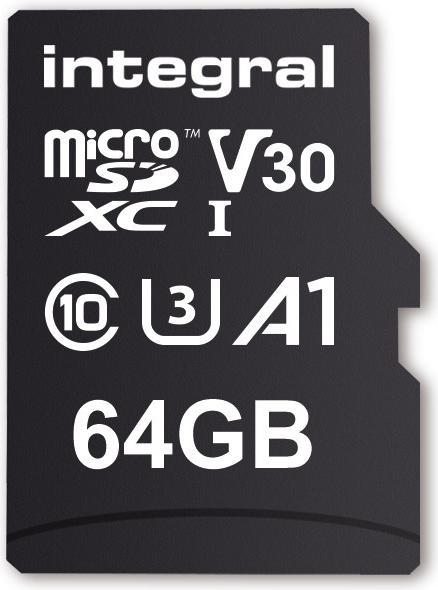 Produktbild INMSDX64G-100V30 (64 GB, microSDXC, U3, UHS-I)