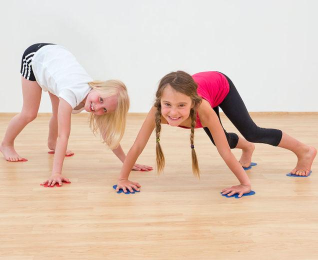 Actual product image Betzold Sport Floor marking set hands & feet