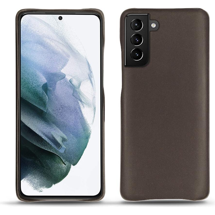 Noreve Lederschutzhülle (Samsung Galaxy S21+), Smartphone Hülle, Grau