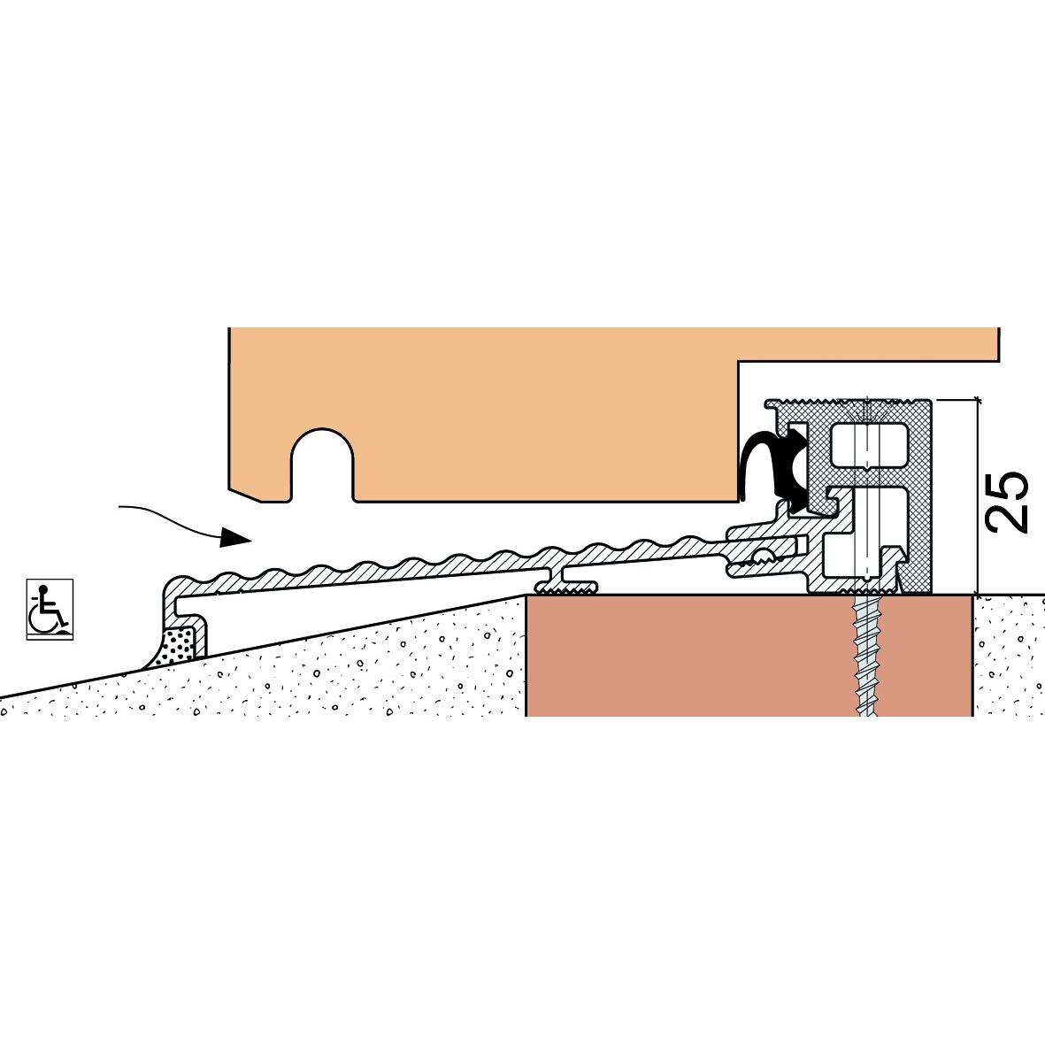 Thumbnail - Hebgo, Türbeschlag + Scharnier, Schwellenprofile 166