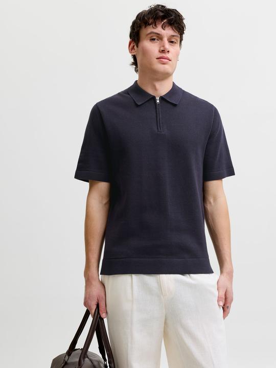 Image du produit Jack & Jones Jprblamilano Spring Knit Zip Polo Ss Sn (S)