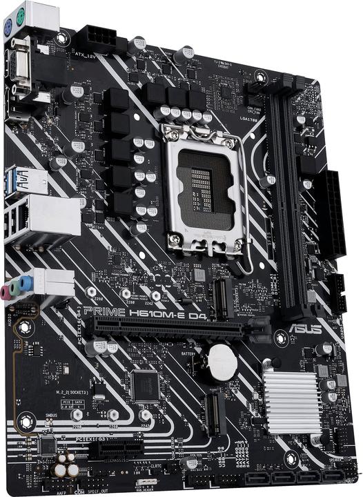 Produktbild ASUS PRIME H610M-E D4-CSM (LGA 1700, Intel H610, mATX)