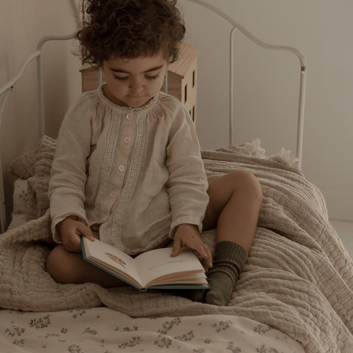 Actual product image Garbo & Friends Mellow linen blanket Tawny (110 x 110 cm)