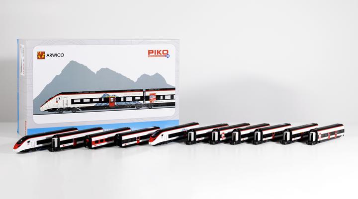 Actual product image Piko SBB multiple unit 11 part. RABe 501 008 Ceneri EpVI ACS (Track H0)
