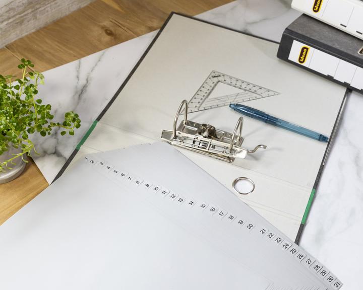 Image du produit Idena Répertoire en plastique A4 1-31 gris PP